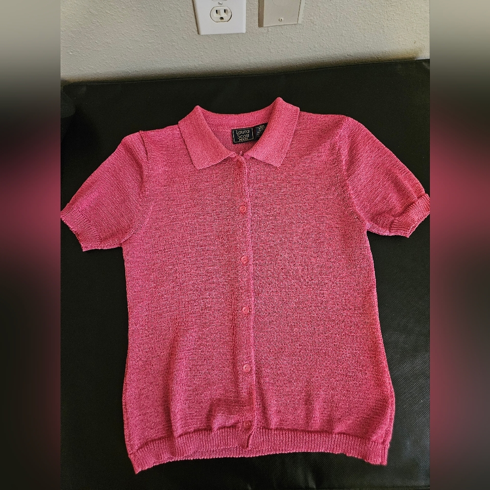 Laura Scott Pink Women's Top